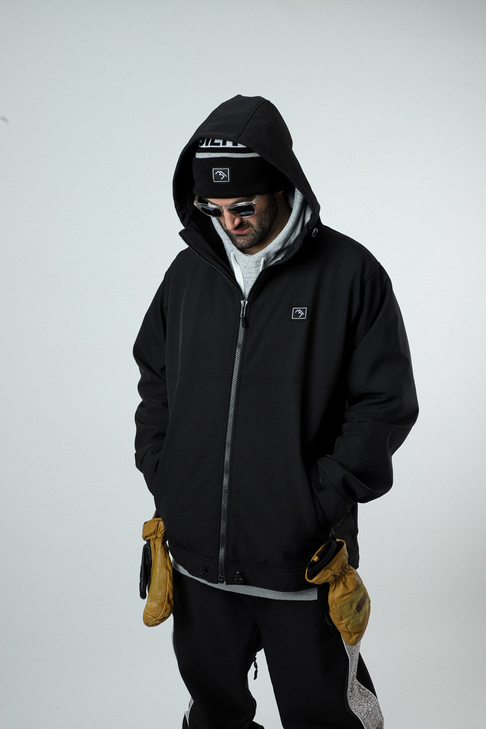 BA Supply Access Full Zip Snowboardjacke – Darkside Black – Produktansicht