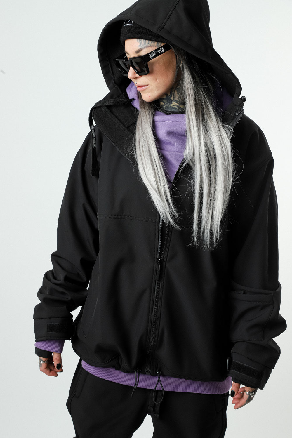 BA Supply Access Full Zip Snowboardjacke – Darkside Black – weitere Ansicht