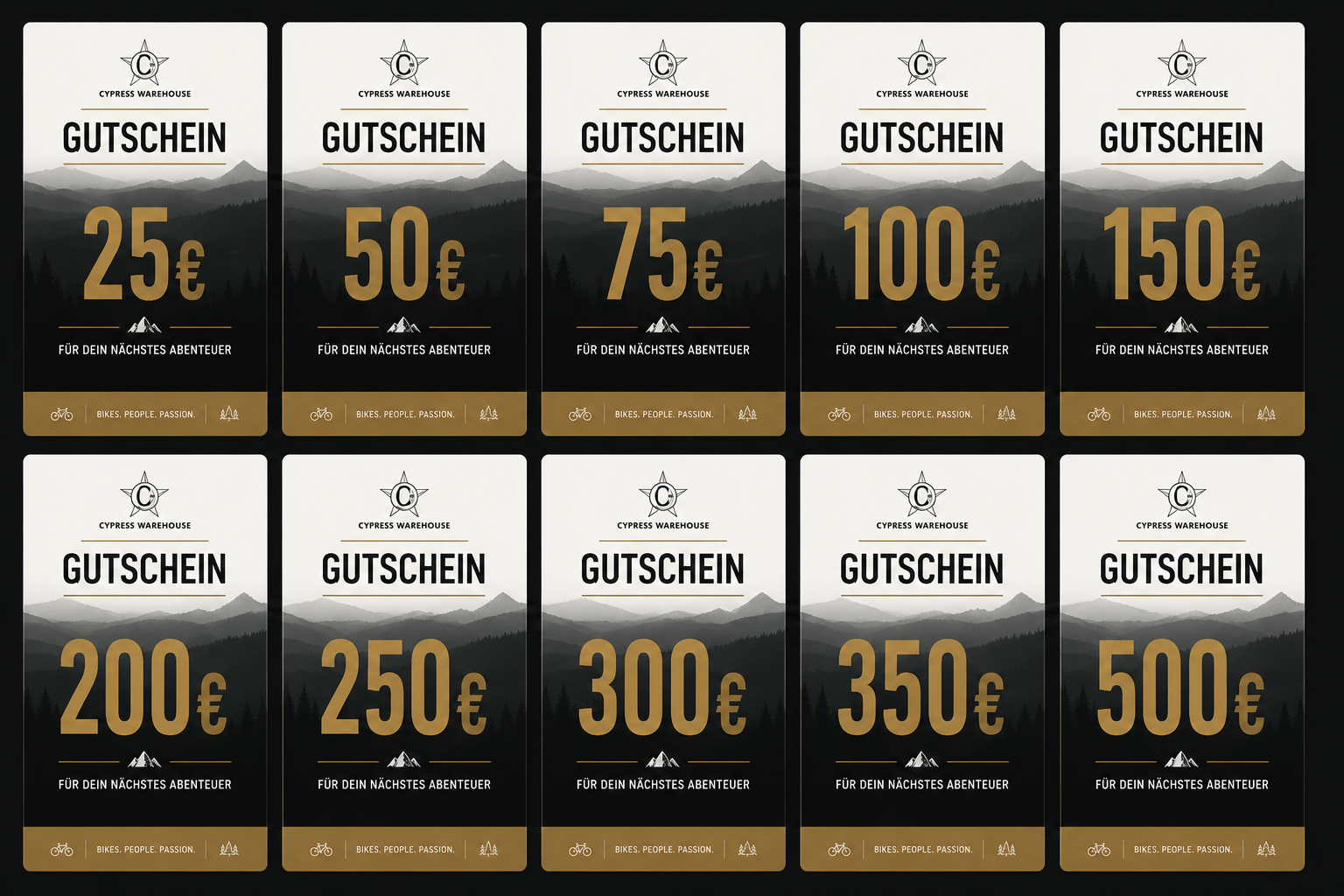 CYPRESS WAREHOUSE - Gutschein