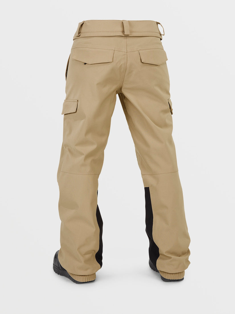 Volcom Wildling Damen-Snowboardhose – Dark Khaki – Rückansicht