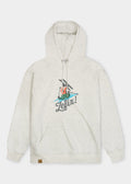 Bavarian Caps Hoodie Zefix in Cremegrau meliert
