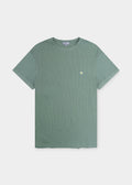 Bavarian Caps Edelweiß Feinstrick T-Shirt – Grüngrau