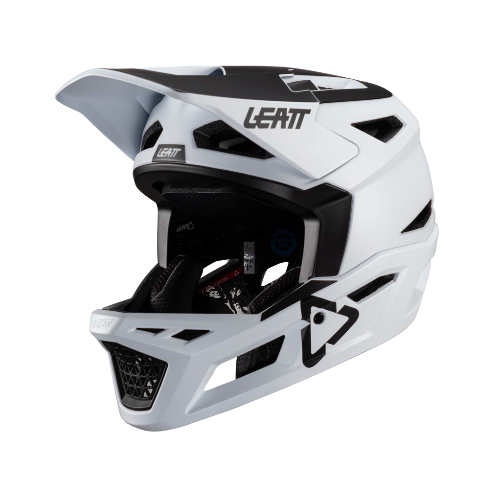Leatt MTB Gravity 4.0 Fullface Helm – White – Ansicht 1