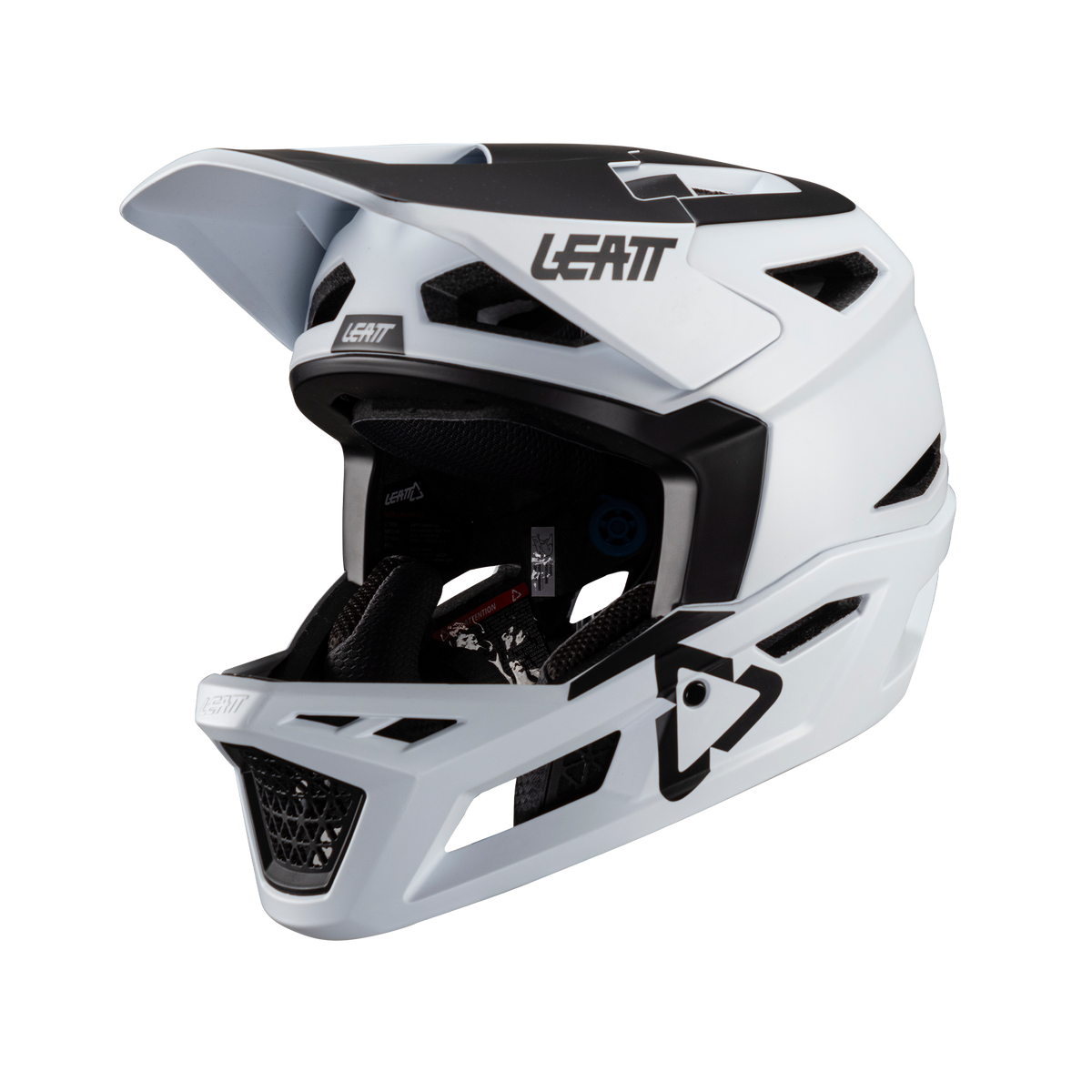 Leatt MTB Gravity 4.0 Fullface Helm – White – Ansicht 1