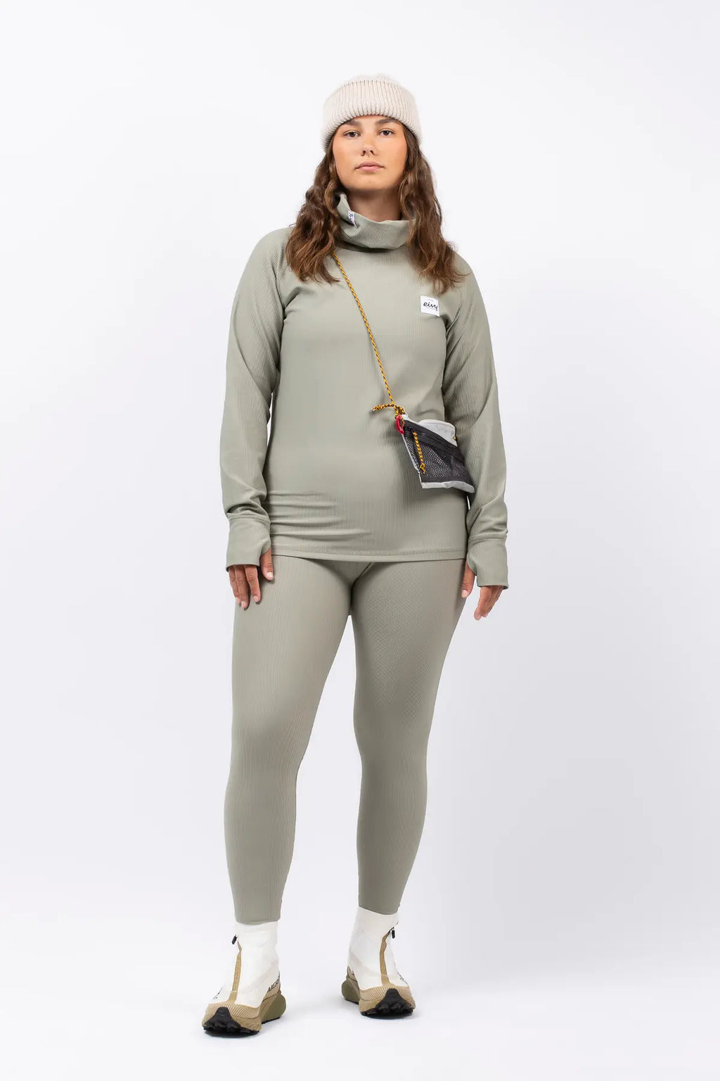 Eivy Icecold Gaiter Rib Top Faded Oak Vorderansicht
