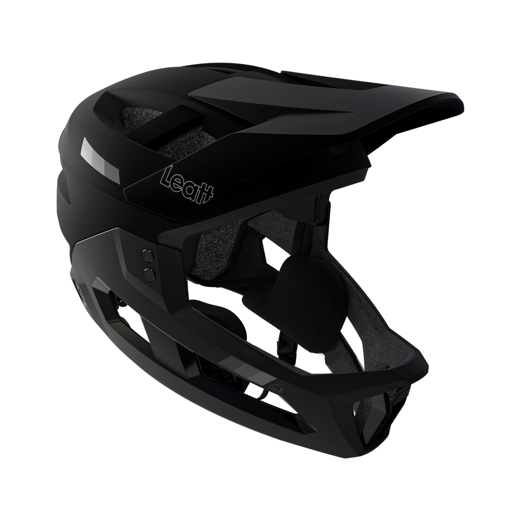 Leatt MTB Enduro 2.0 Fullface Helm – Stealth Black / Grey – Ansicht 1