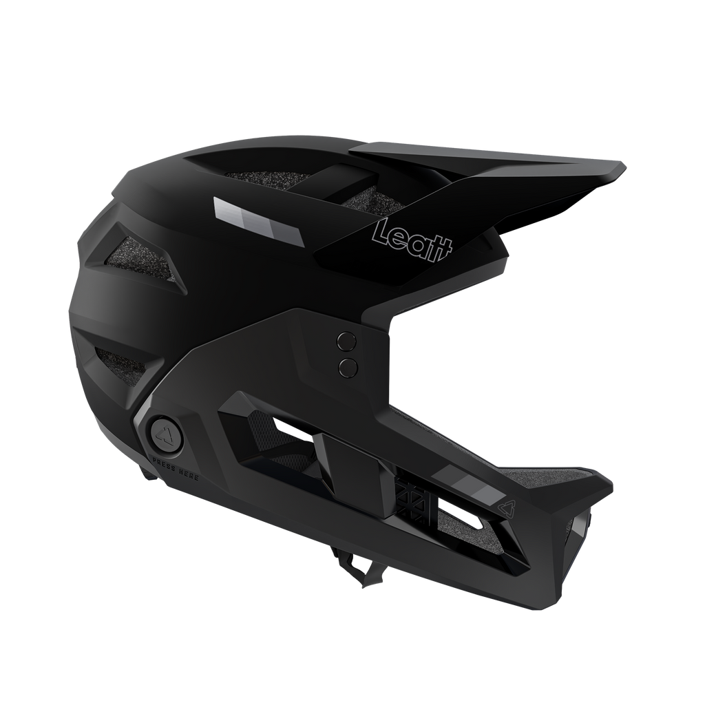 Leatt MTB Enduro 2.0 Fullface Helm – Stealth Black / Grey – Ansicht 3