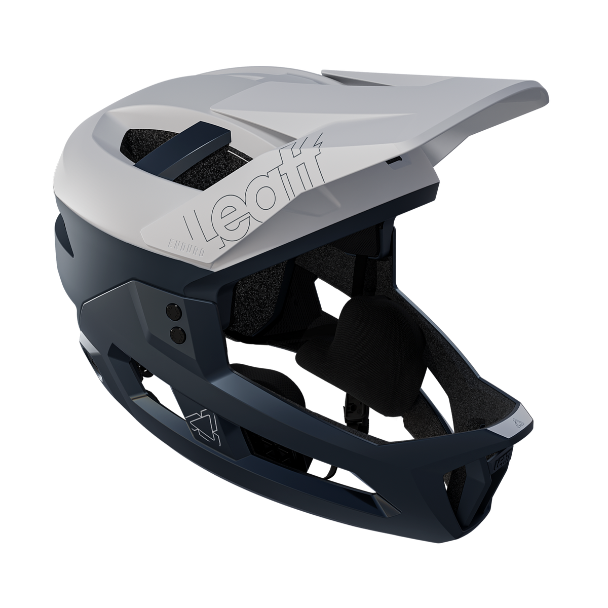 Leatt MTB Enduro 3.0 Fullface Helm – White – Ansicht 1