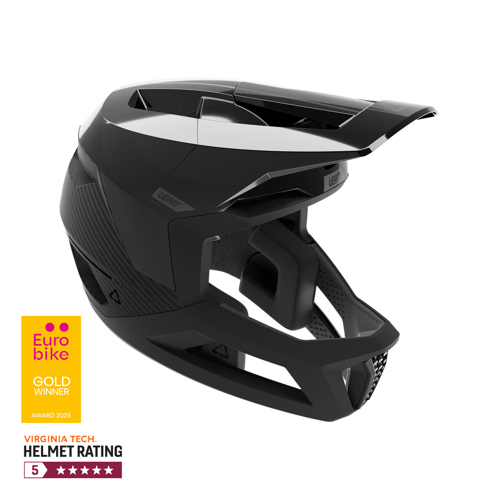 Leatt MTB Gravity 5.0 Fullface Helm – Black – Ansicht 1
