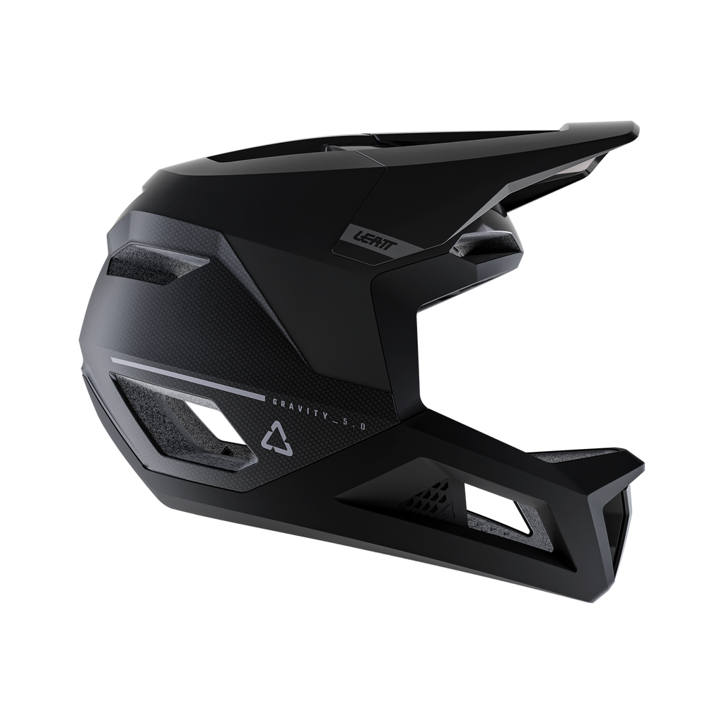 Leatt MTB Gravity 5.0 Fullface Helm – Black – Ansicht 2