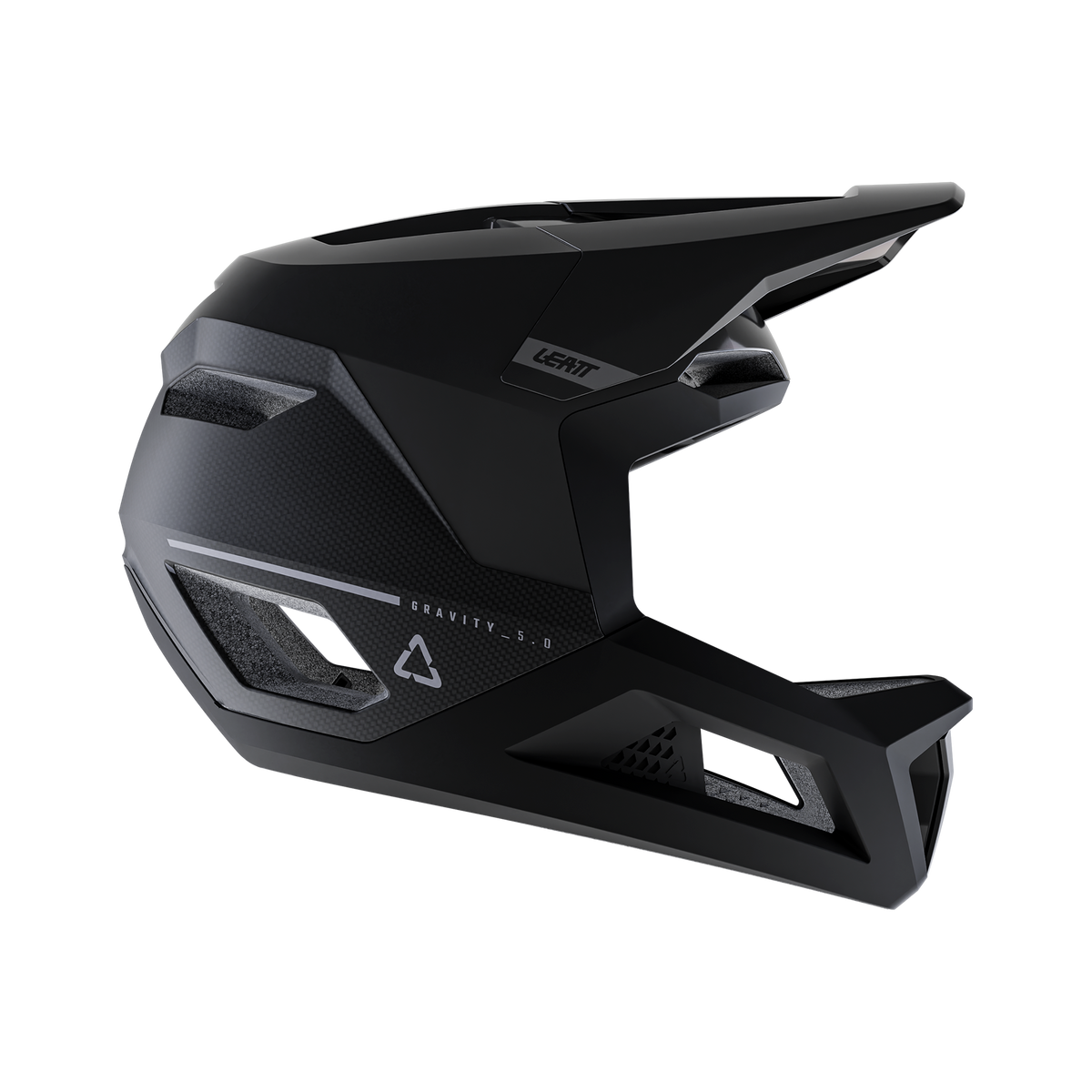 Leatt MTB Gravity 5.0 Fullface Helm – Black – Ansicht 2