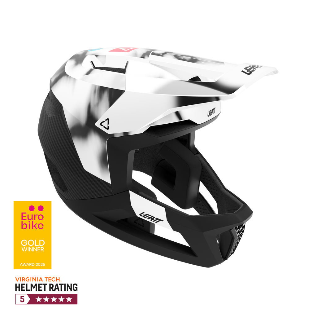 Leatt MTB Gravity 5.0 Fullface Helm – White – Ansicht 1
