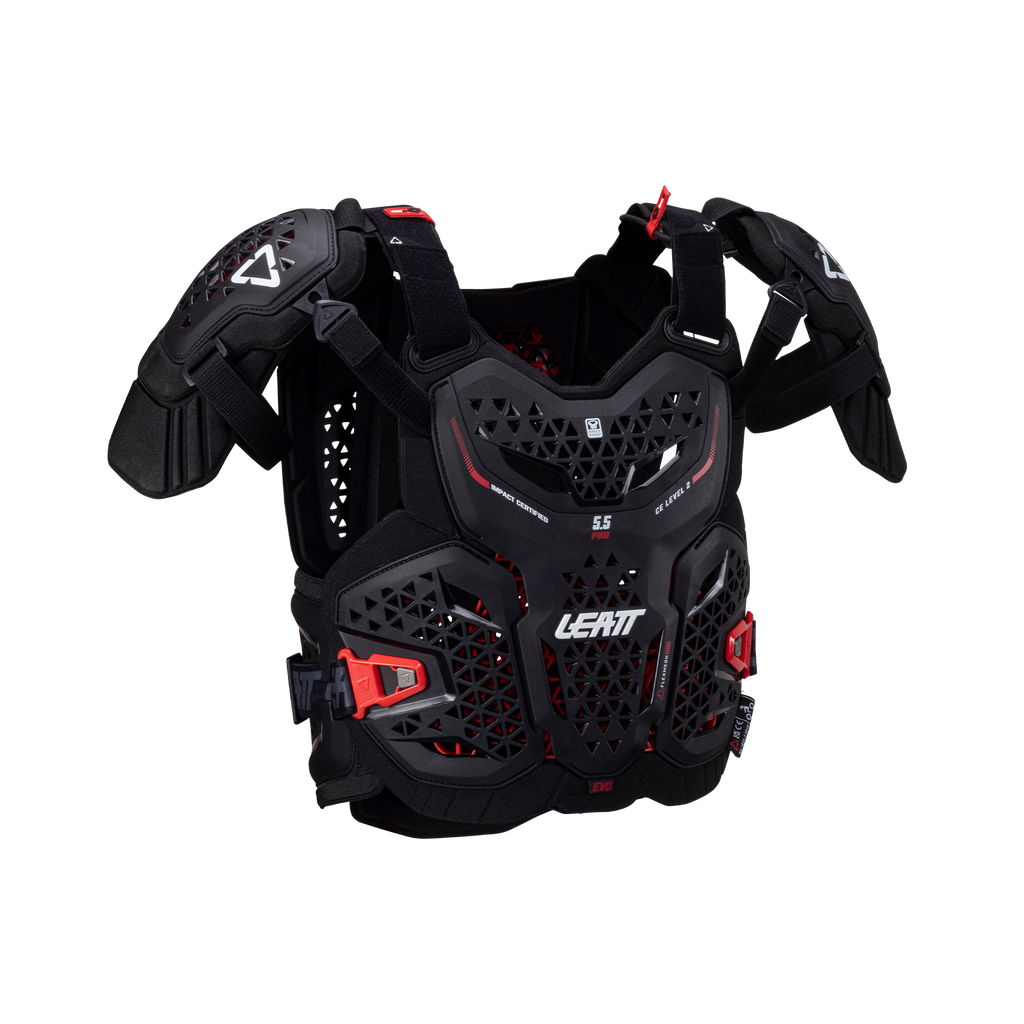 Leatt Chest Protector 5.5 Pro Evo – Black – Vorderansicht
