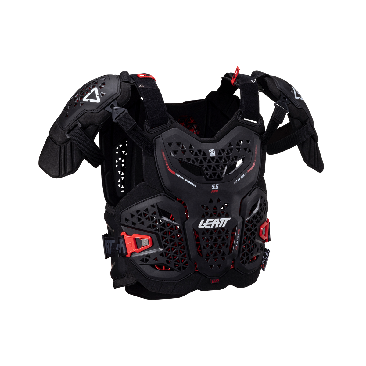 Leatt Chest Protector 5.5 Pro Evo – Black – Vorderansicht