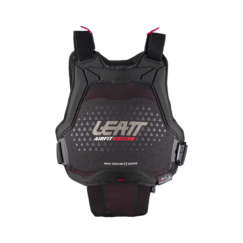 Leatt Chest Protector 3DF AirFit Evo – Black – Vorderansicht