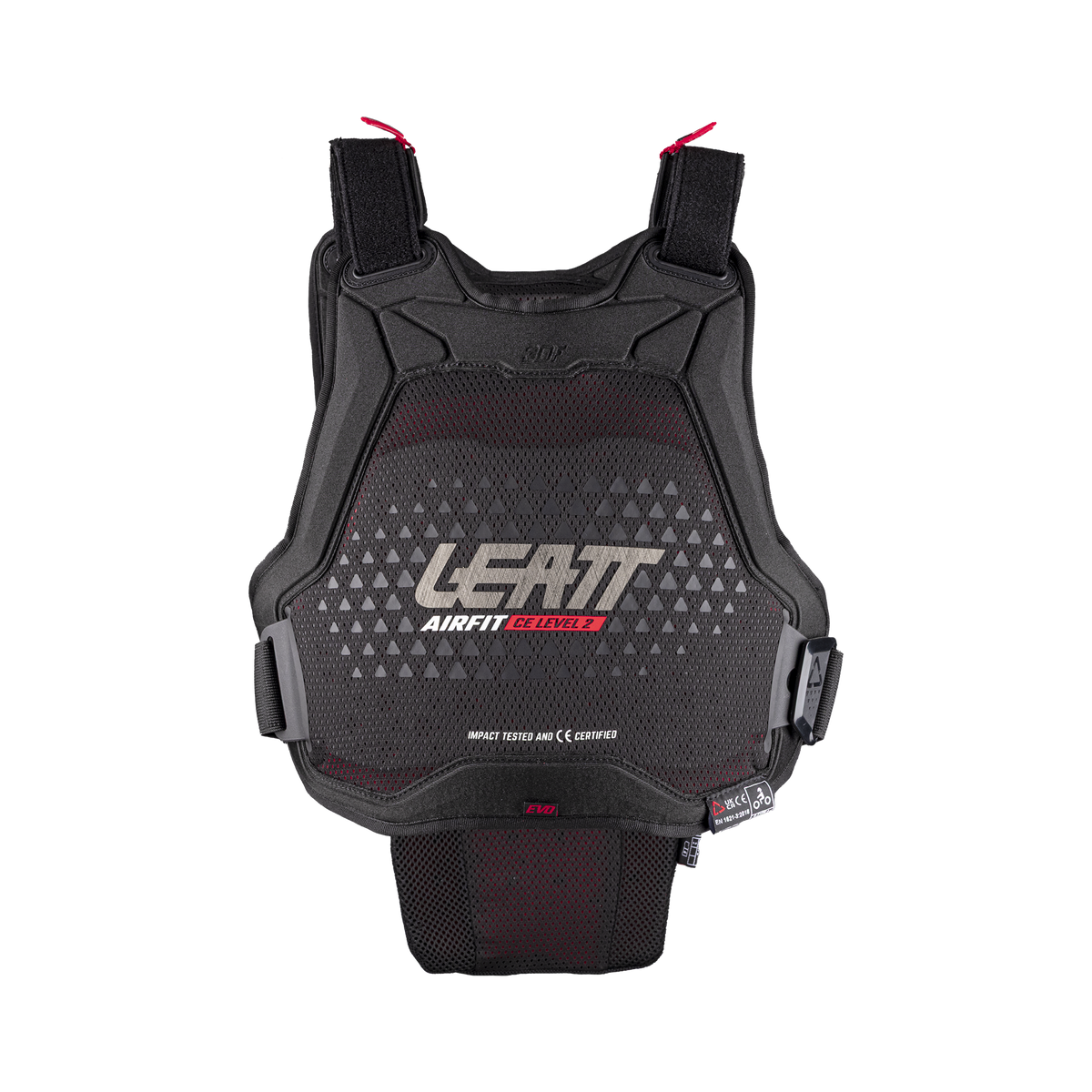 Leatt Chest Protector 3DF AirFit Evo – Black – Vorderansicht