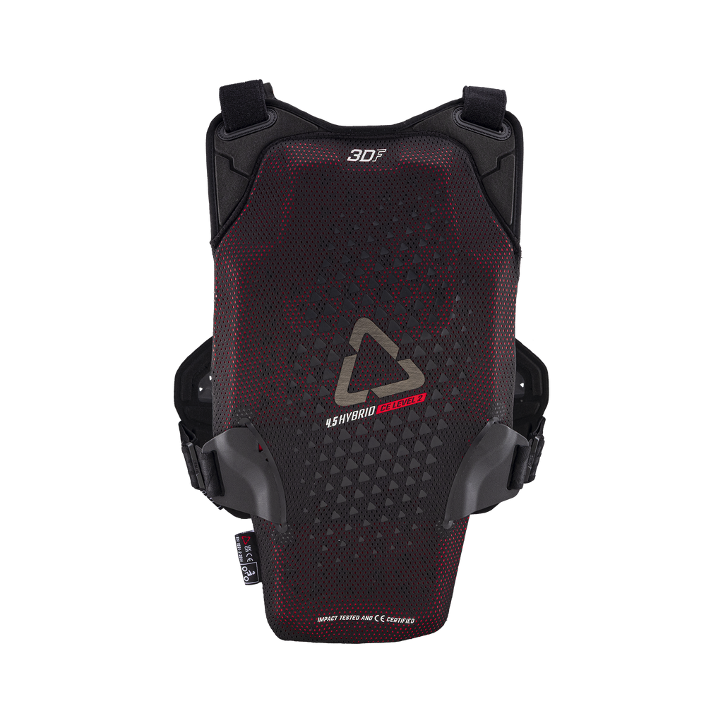 Leatt Chest Protector 4.5 Hybrid – Black – Rückenansicht