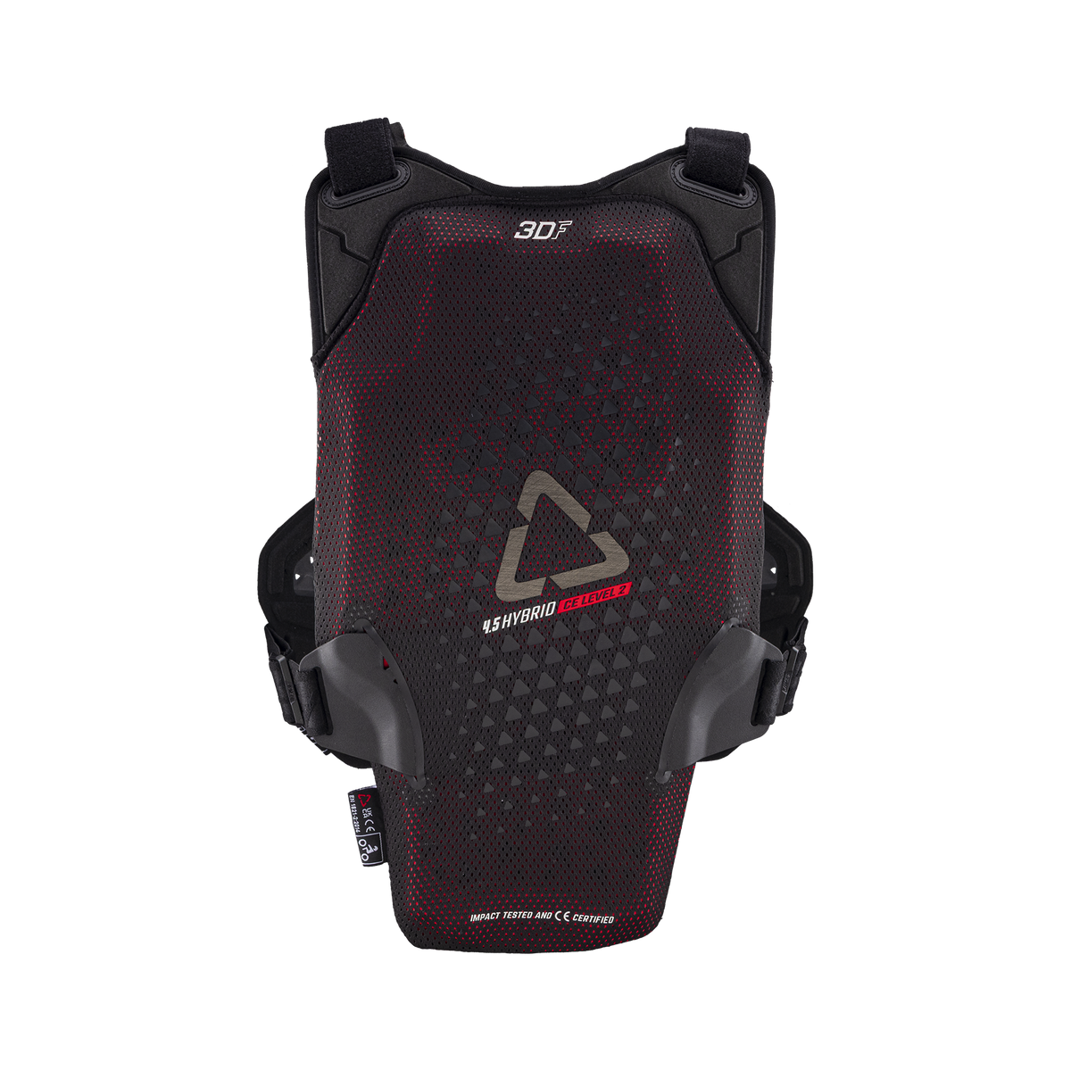 Leatt Chest Protector 4.5 Hybrid – Black – Rückenansicht