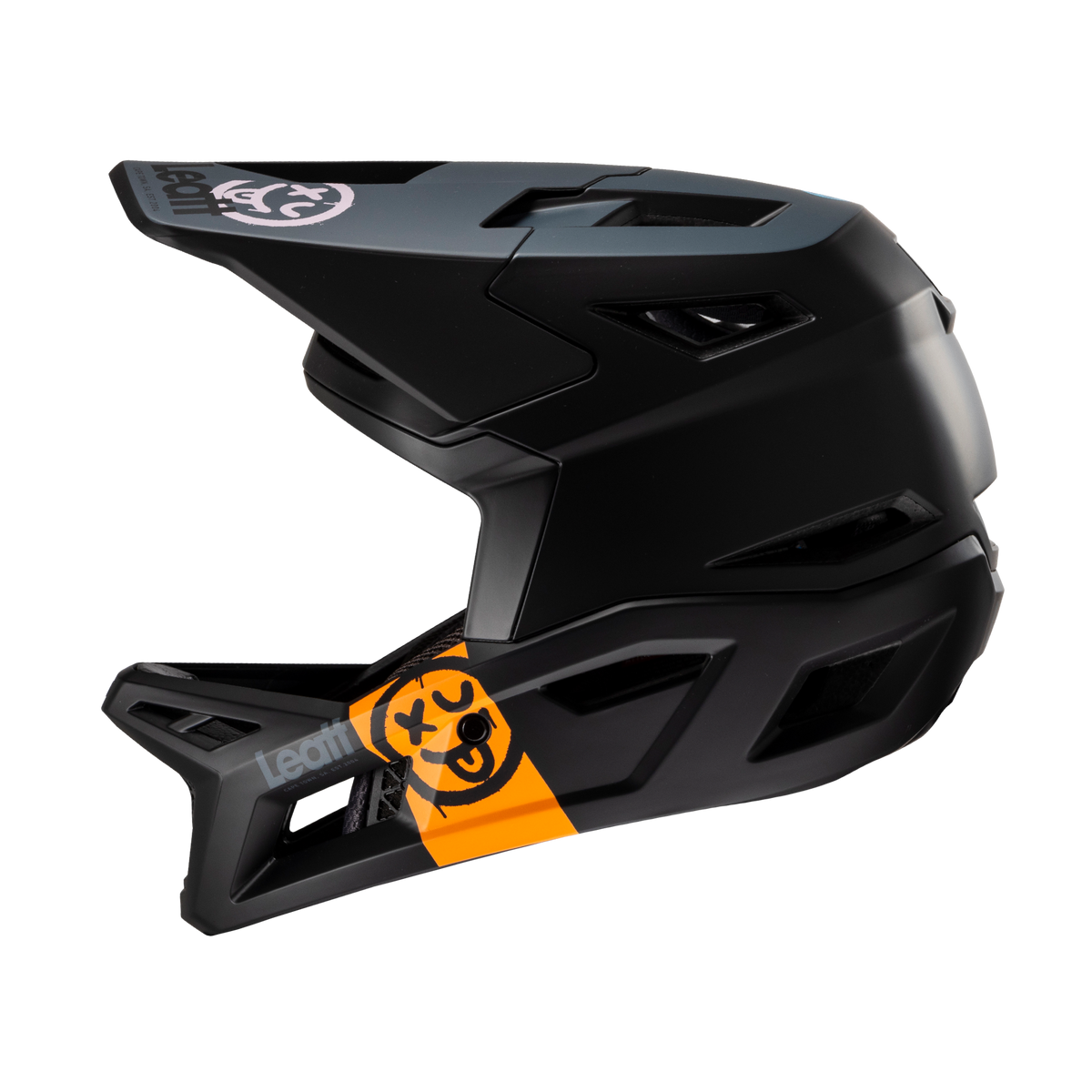 Leatt MTB Gravity 4.0 Fullface Helm – Black – Ansicht 2