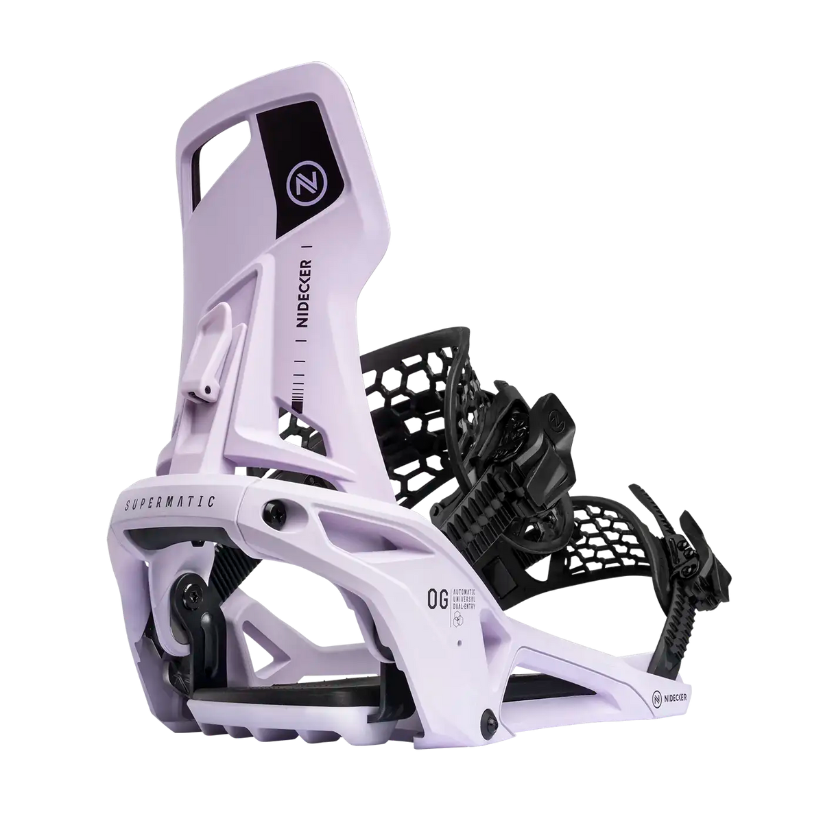 Nidecker OG Supermatic 2026 Snowboardbindung in Heather – Produktansicht