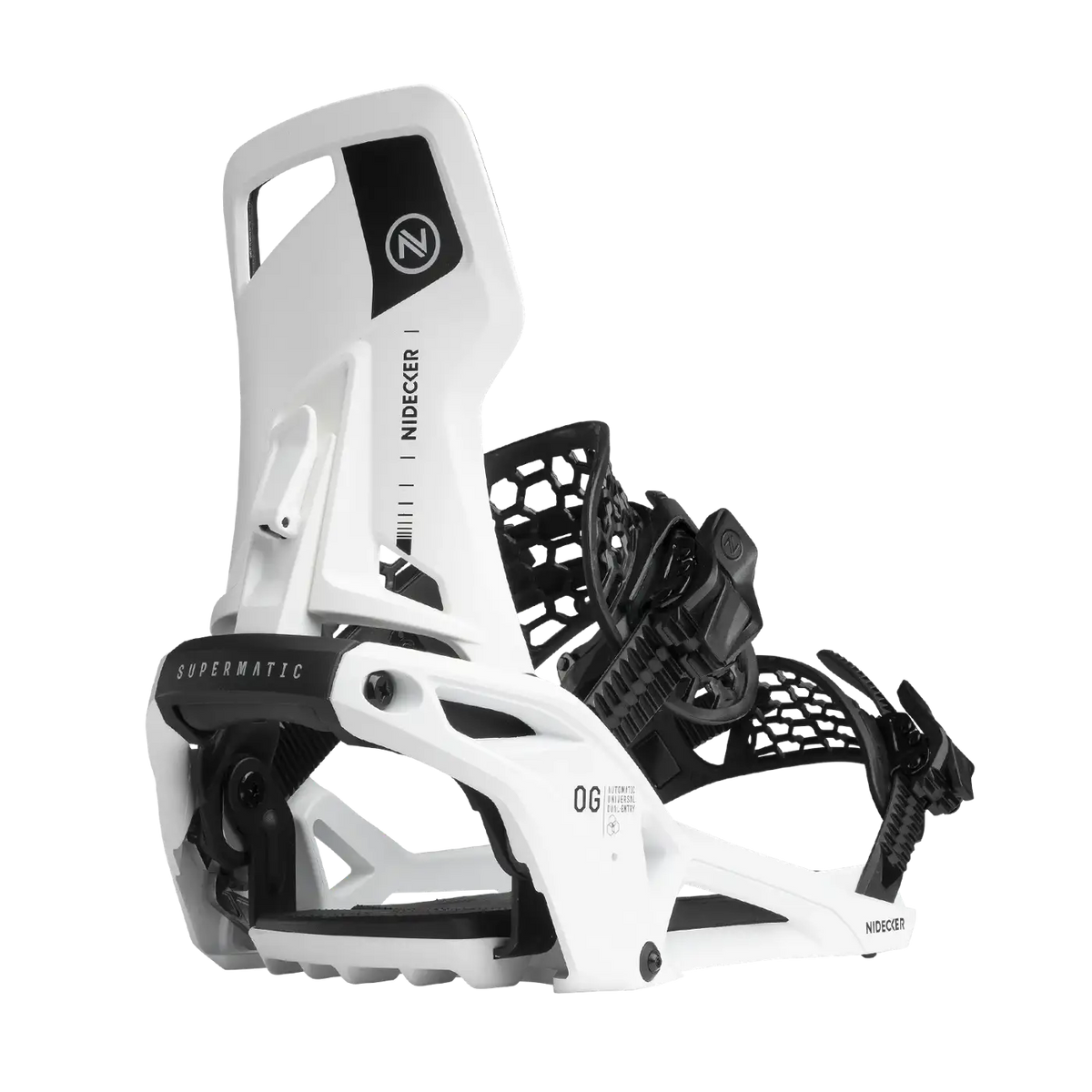 Nidecker OG Supermatic White – Snowboardbindung