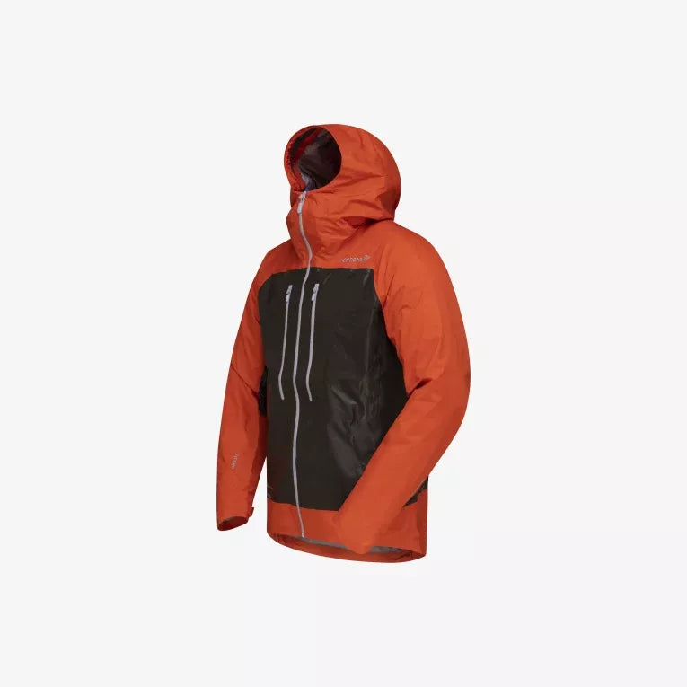 Norrøna Lyngen Gore-Tex Active Jacke – Arednalin/Peat – Vorderansicht