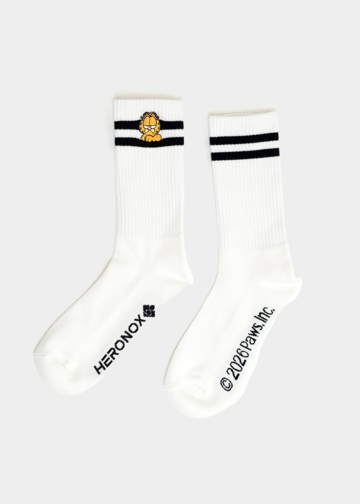 Bavarian Caps Sportsocken Garfield Monday Mood in Weiß