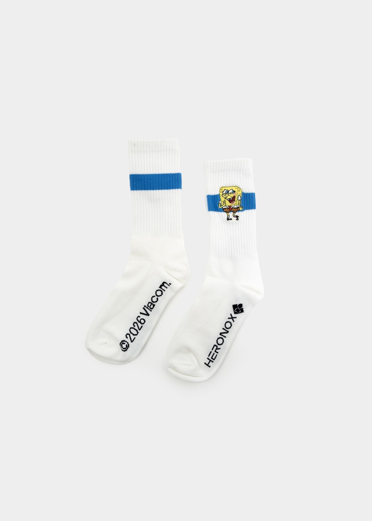 Bavarian Caps Sportsocken SpongeBob ist verlegen in Weiß