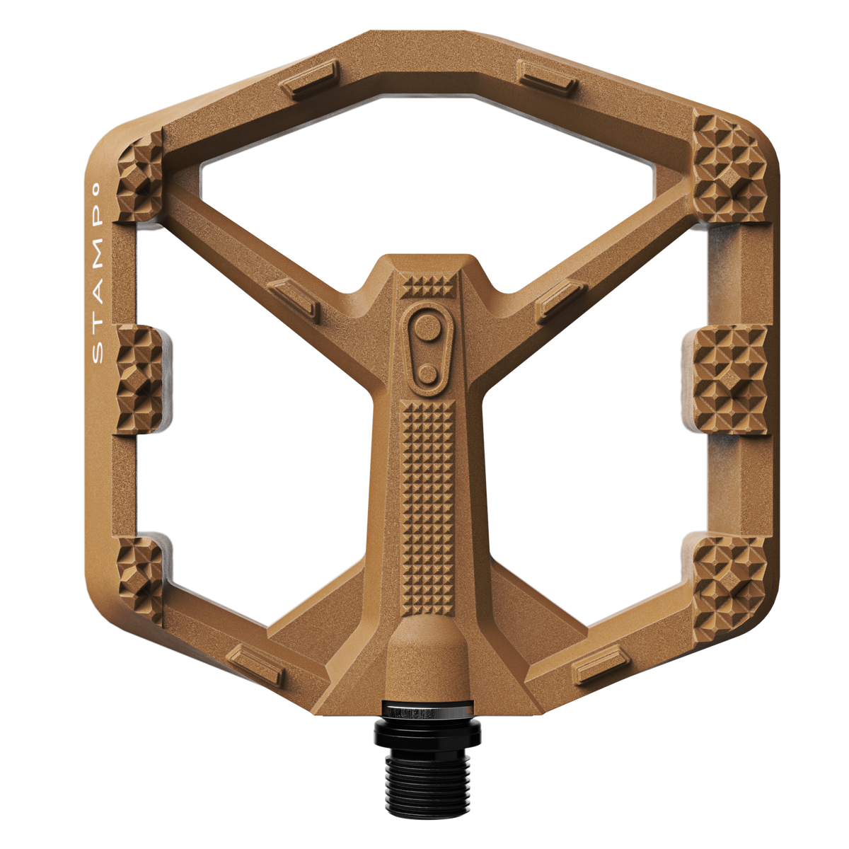 Crankbrothers Stamp 0 Plattformpedale Large Braun