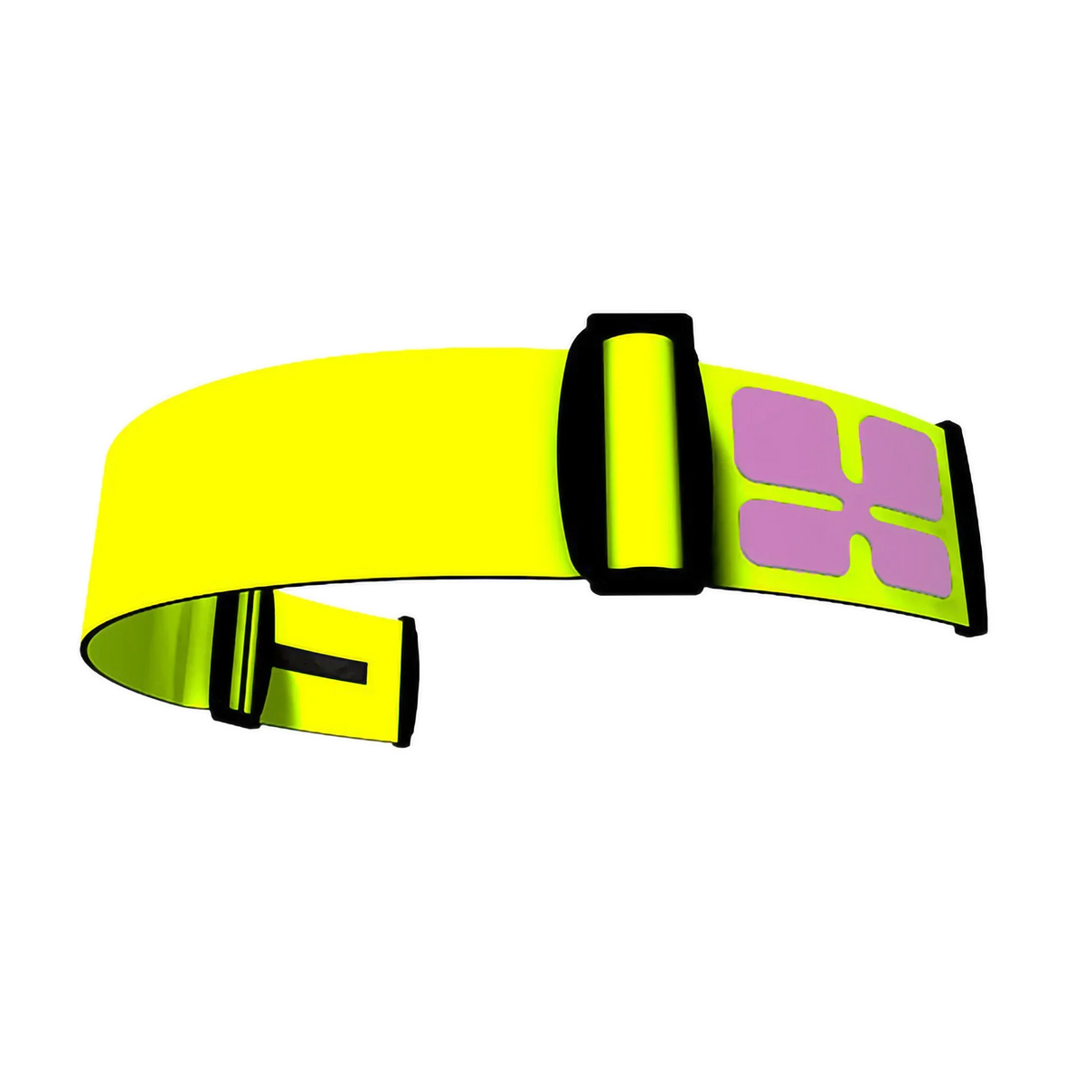 APHEX Strap Lemon Neon + Logo Purple Neon