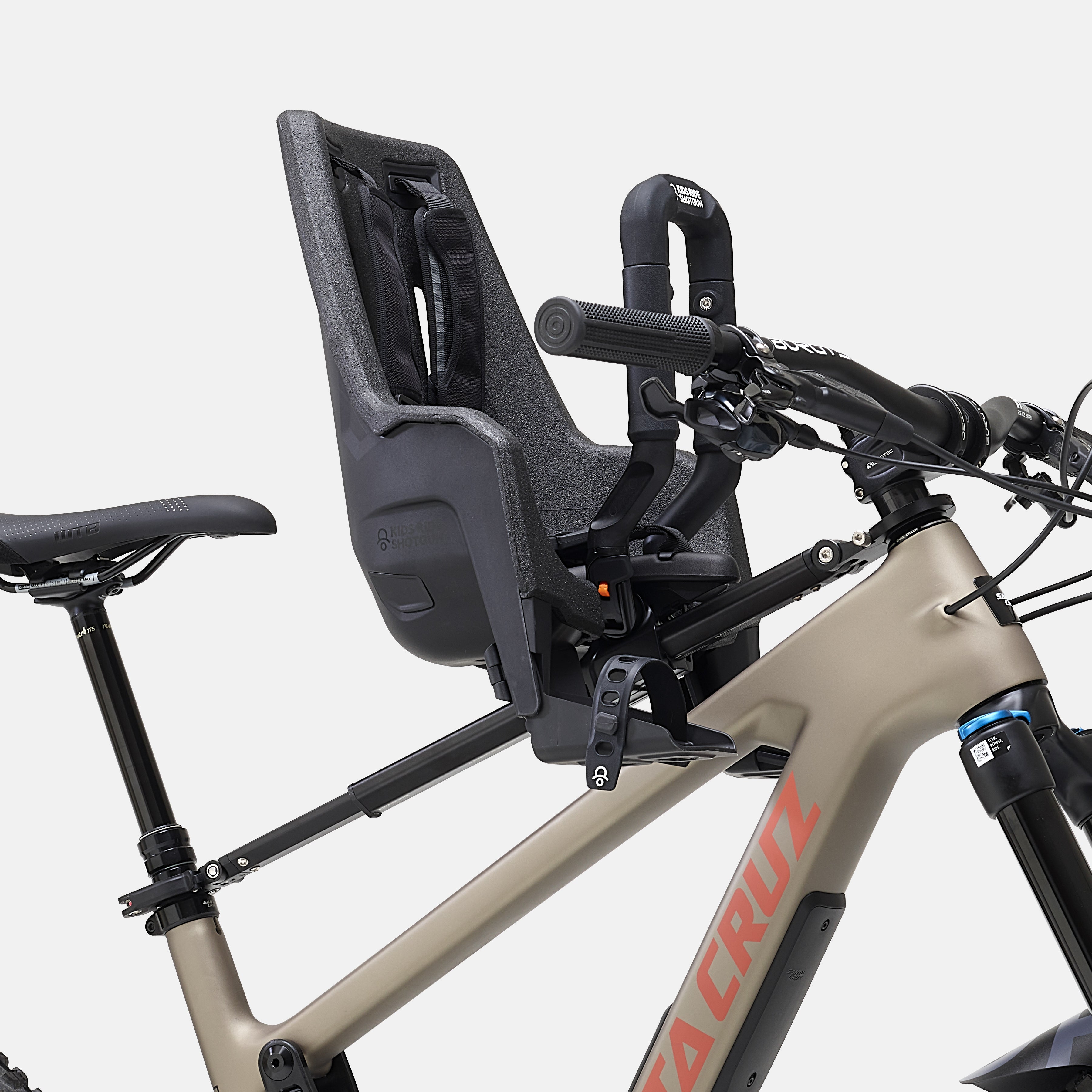Kids Ride Shotgun Pro EVO Kindersitz und Lenker Combo schwarz