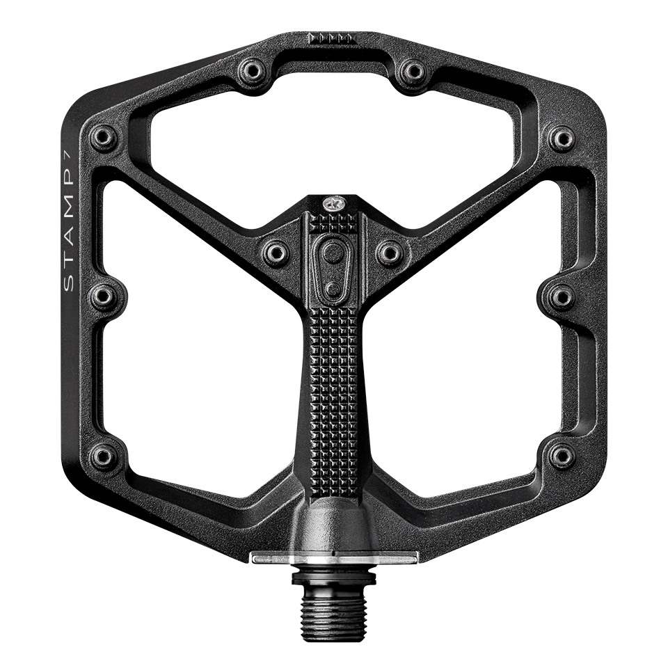 Crankbrothers Stamp 7 Large Flatpedale in Schwarz – Herstellerfoto