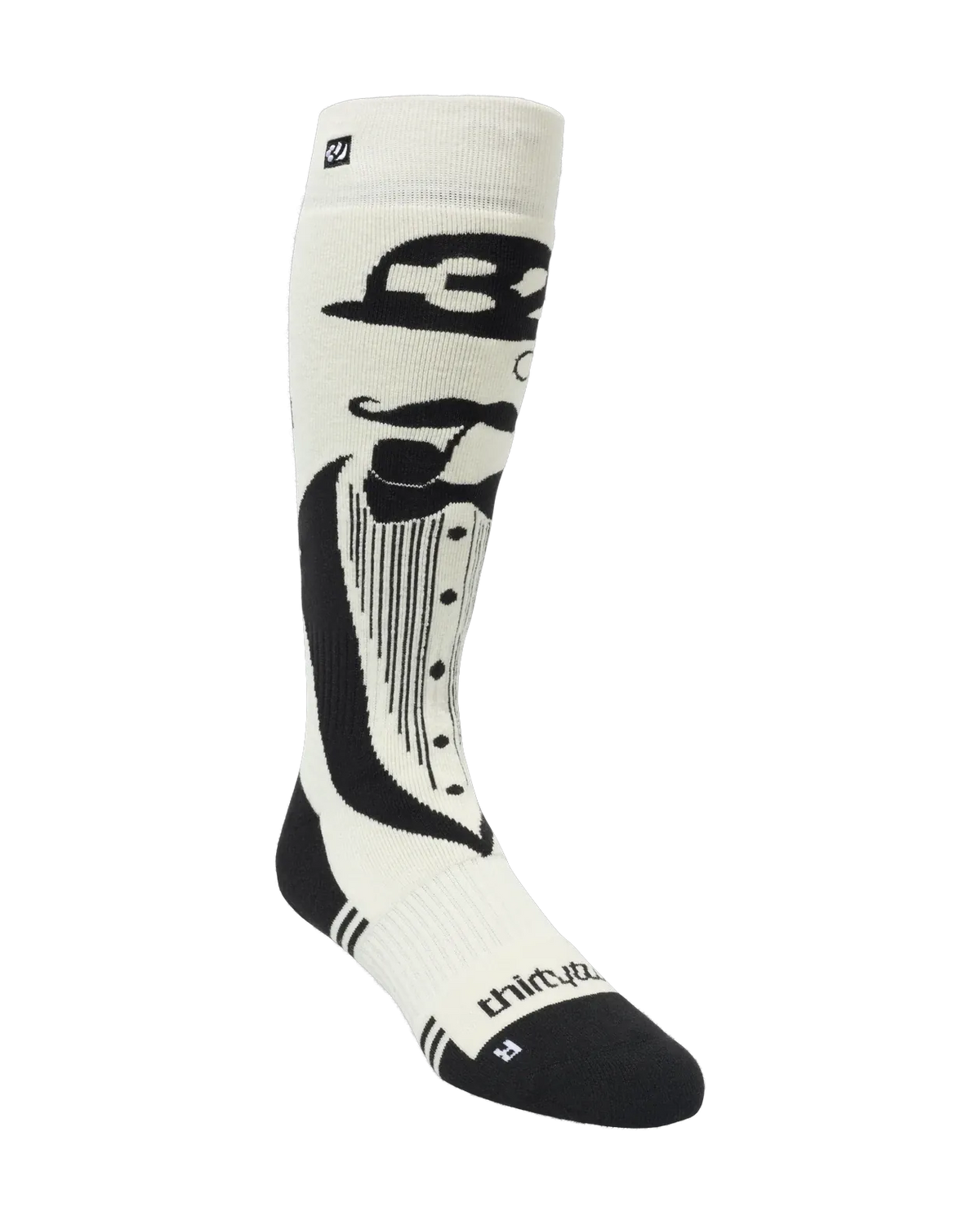 ThirtyTwo TM Merino Sock – Black/White