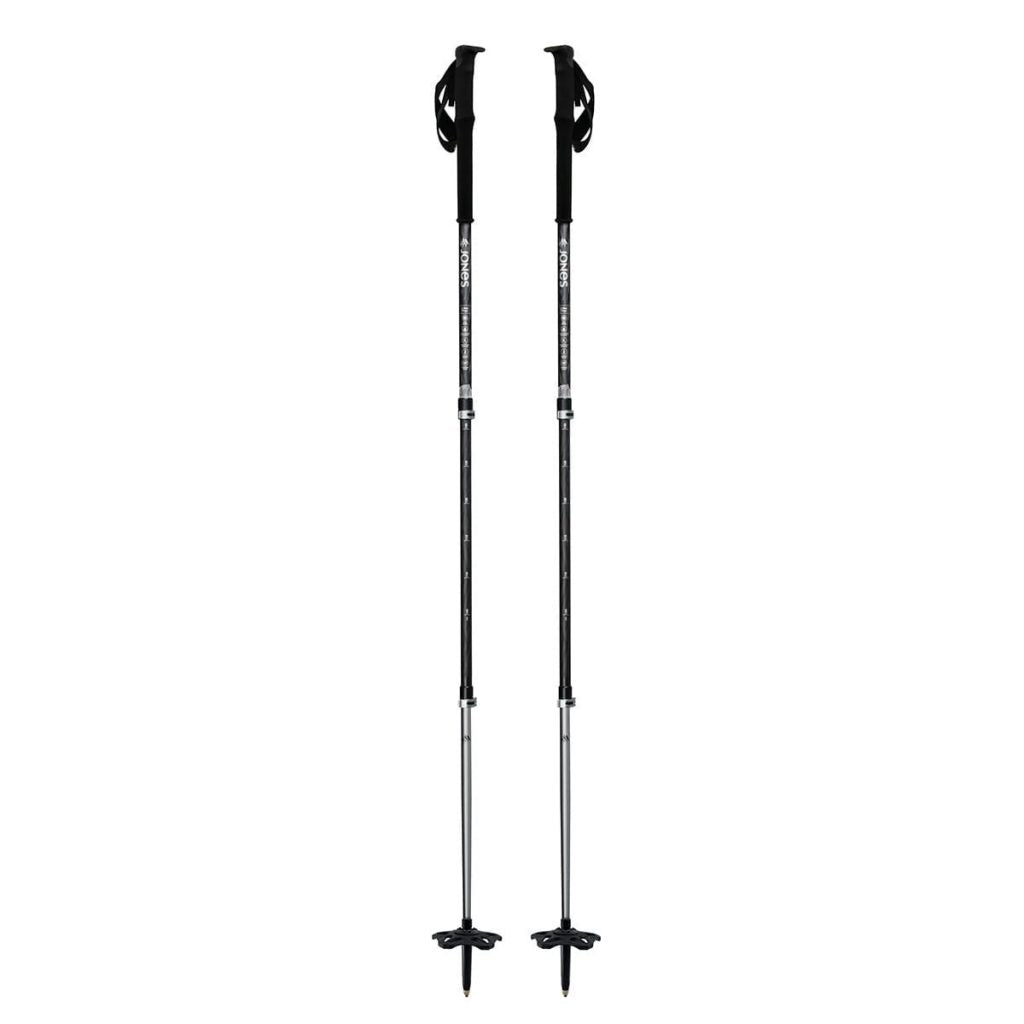 Jones Talon Pro Splitboard-Teleskopstöcke – ein Paar, verstellbar von 105 bis 135 cm