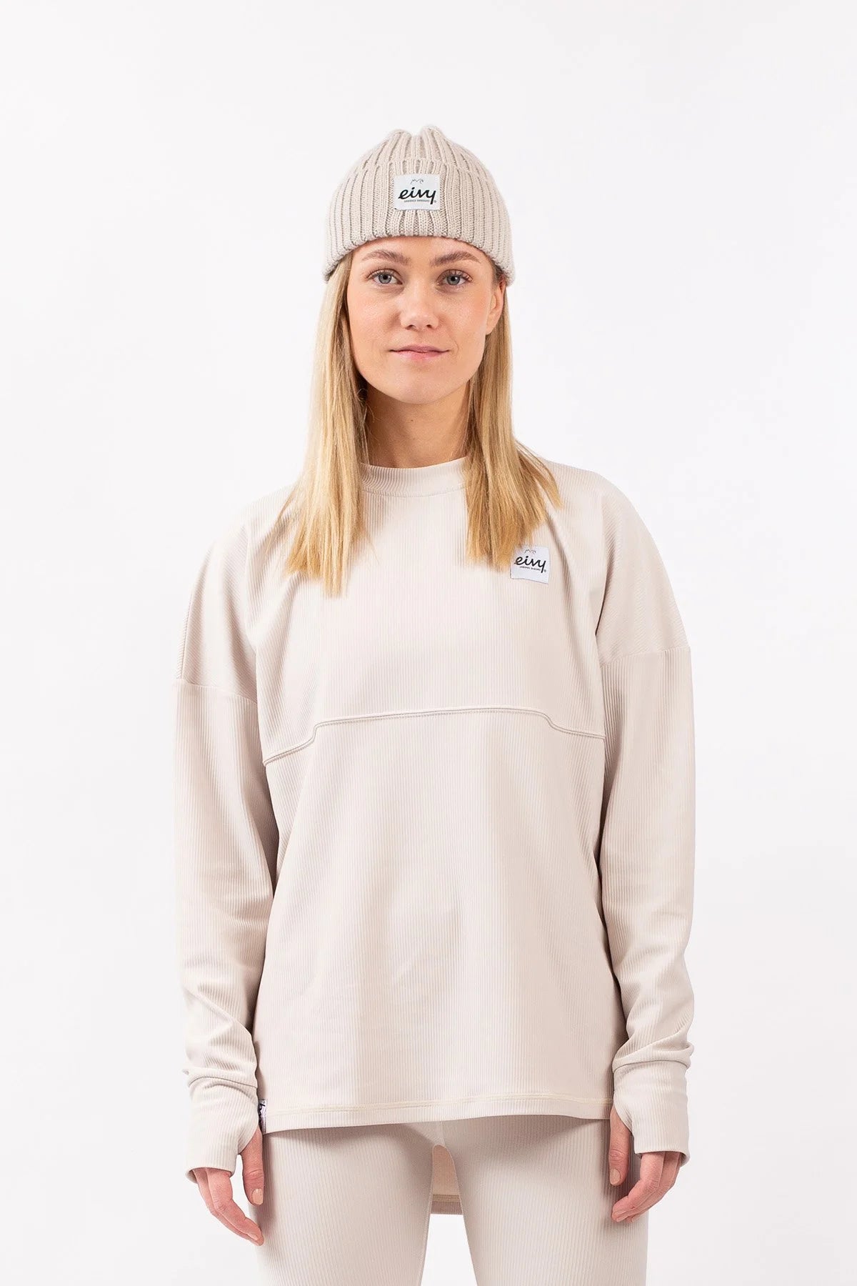 Eivy Venture Rib Top – Faded Cloud