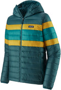 Patagonia Down Sweater Hoody Herren Dark Borealis Green
