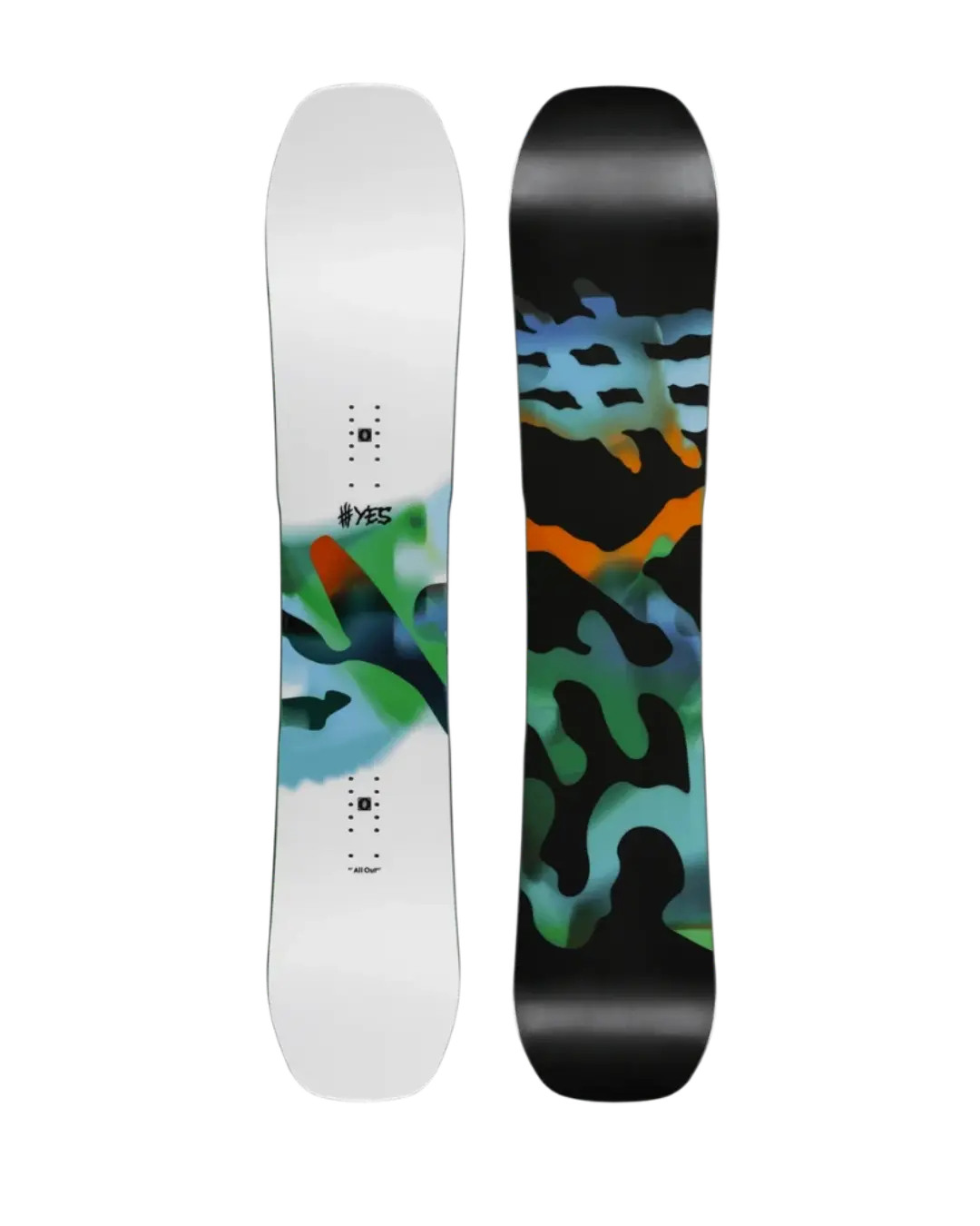 YES All-Out 2025 Snowboard Grey 155W