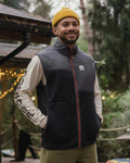 Passenger Offgrid Sherpa Fleeceweste in Black