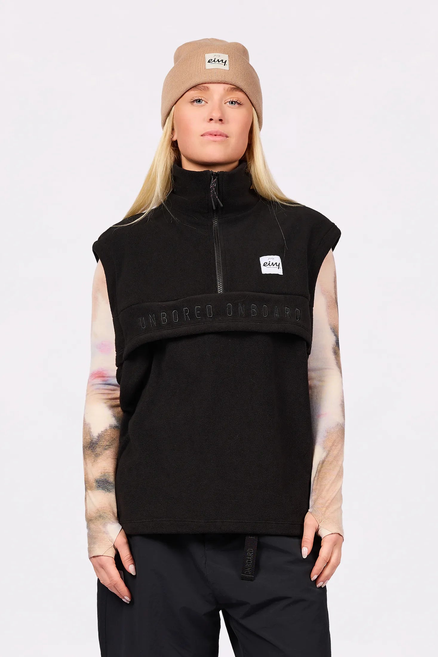 Eivy Ball Fleece Vest Black – Größe L