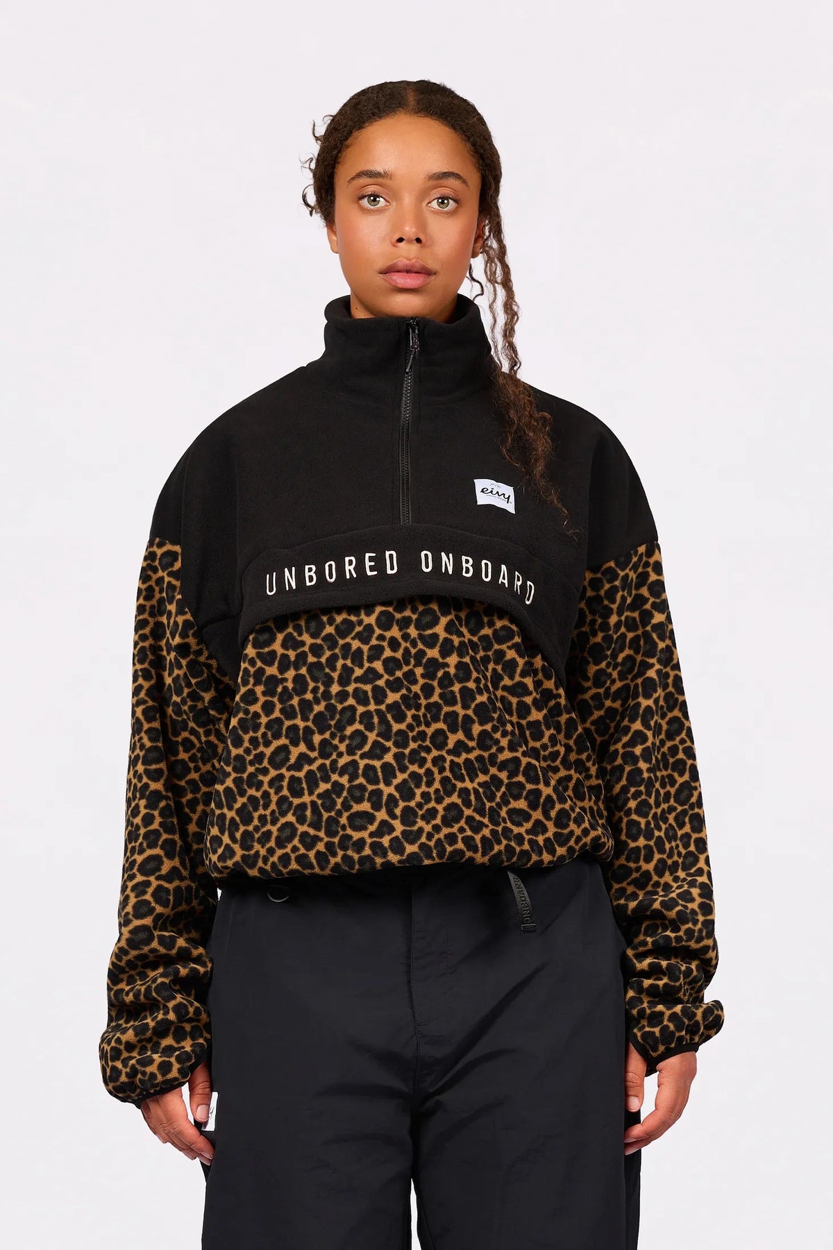 Eivy Ball Fleece – Leopard/Black