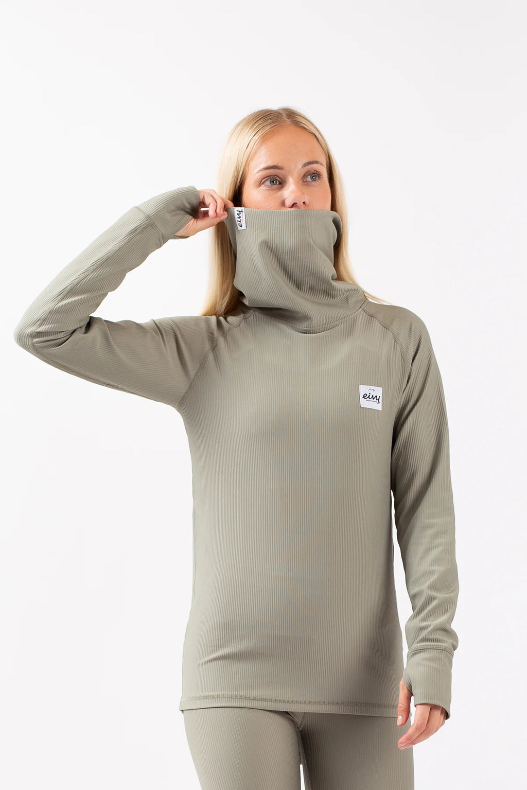 Eivy Icecold Gaiter Rib Top Faded Oak