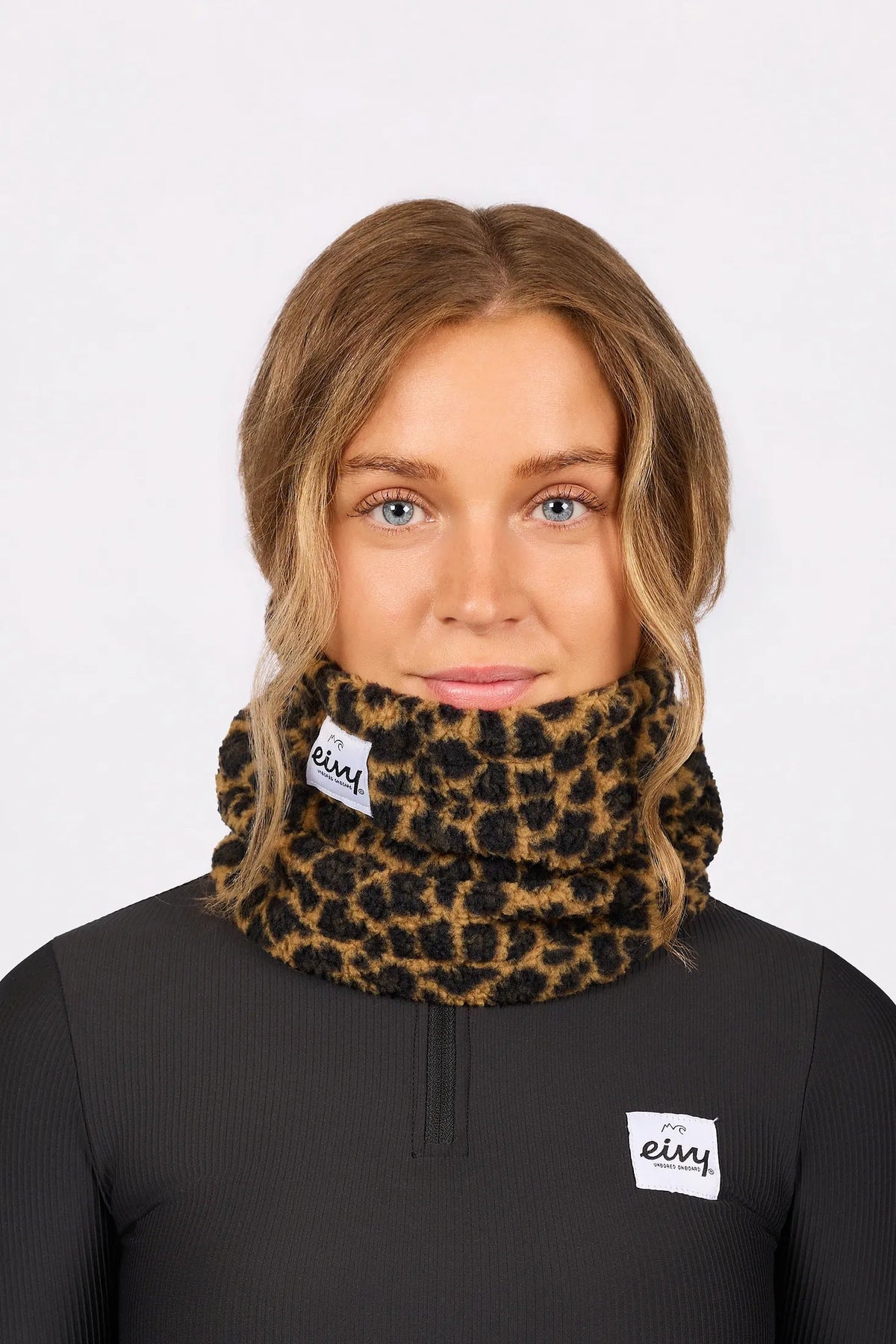 Eivy Beanie Sherpa Neckwarmer – Leopard