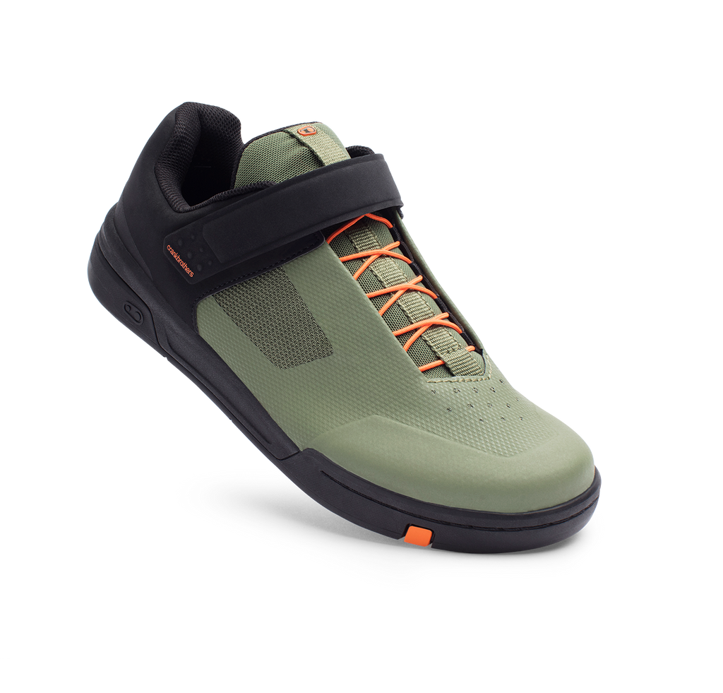 Crankbrothers Stamp Speedlace + Strap – Green / Orange