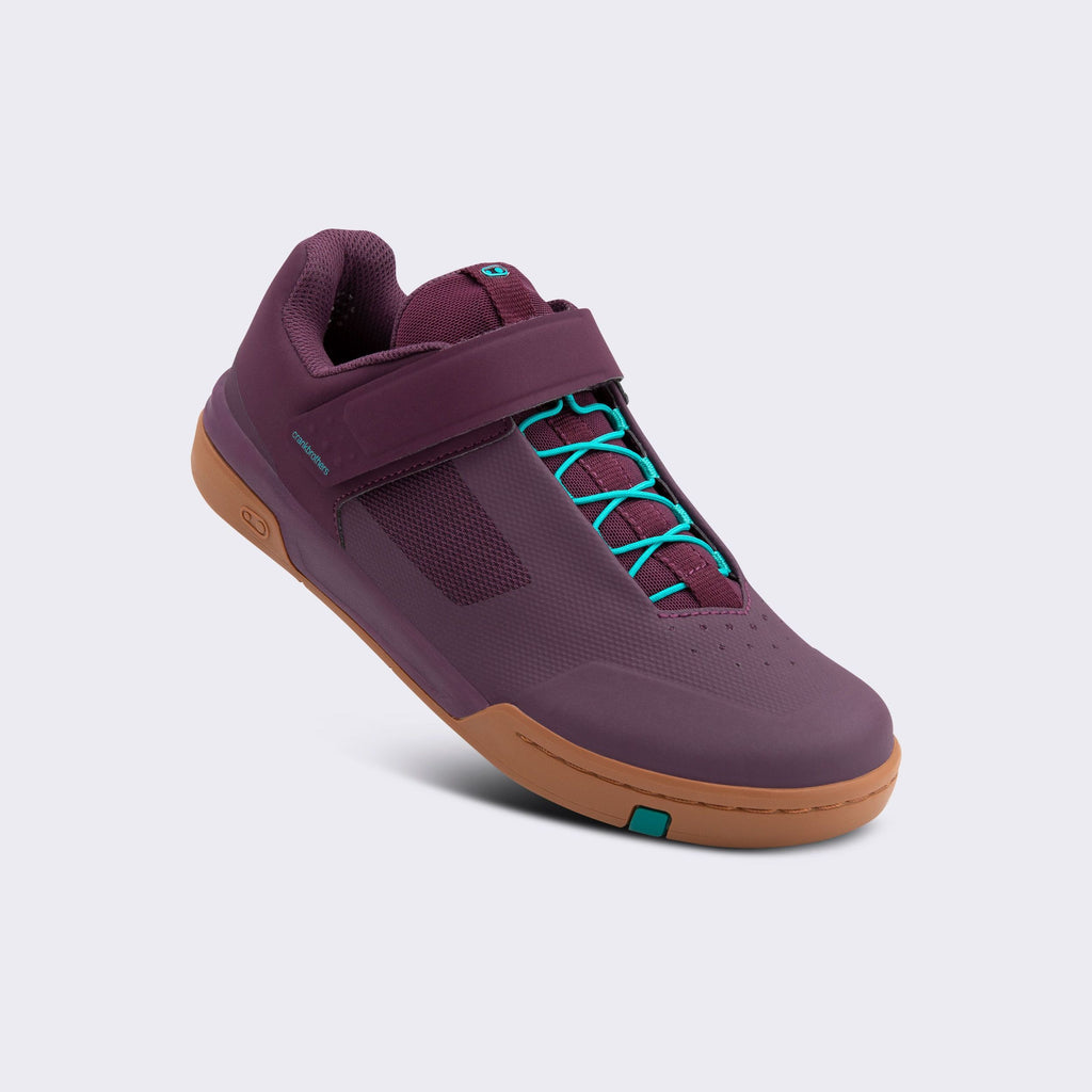 Crankbrothers Stamp Speedlace + Strap – Purple Haze / Teal Blue / Gum