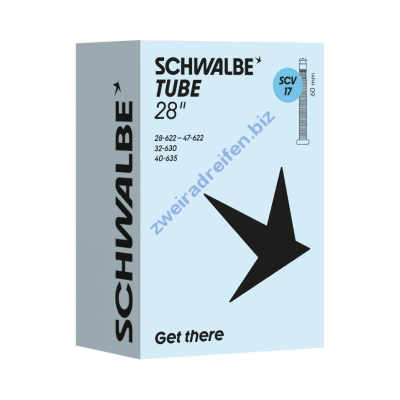Schwalbe SCV17 Clik Valve Fahrradschlauch – 28 Zoll – 60 mm