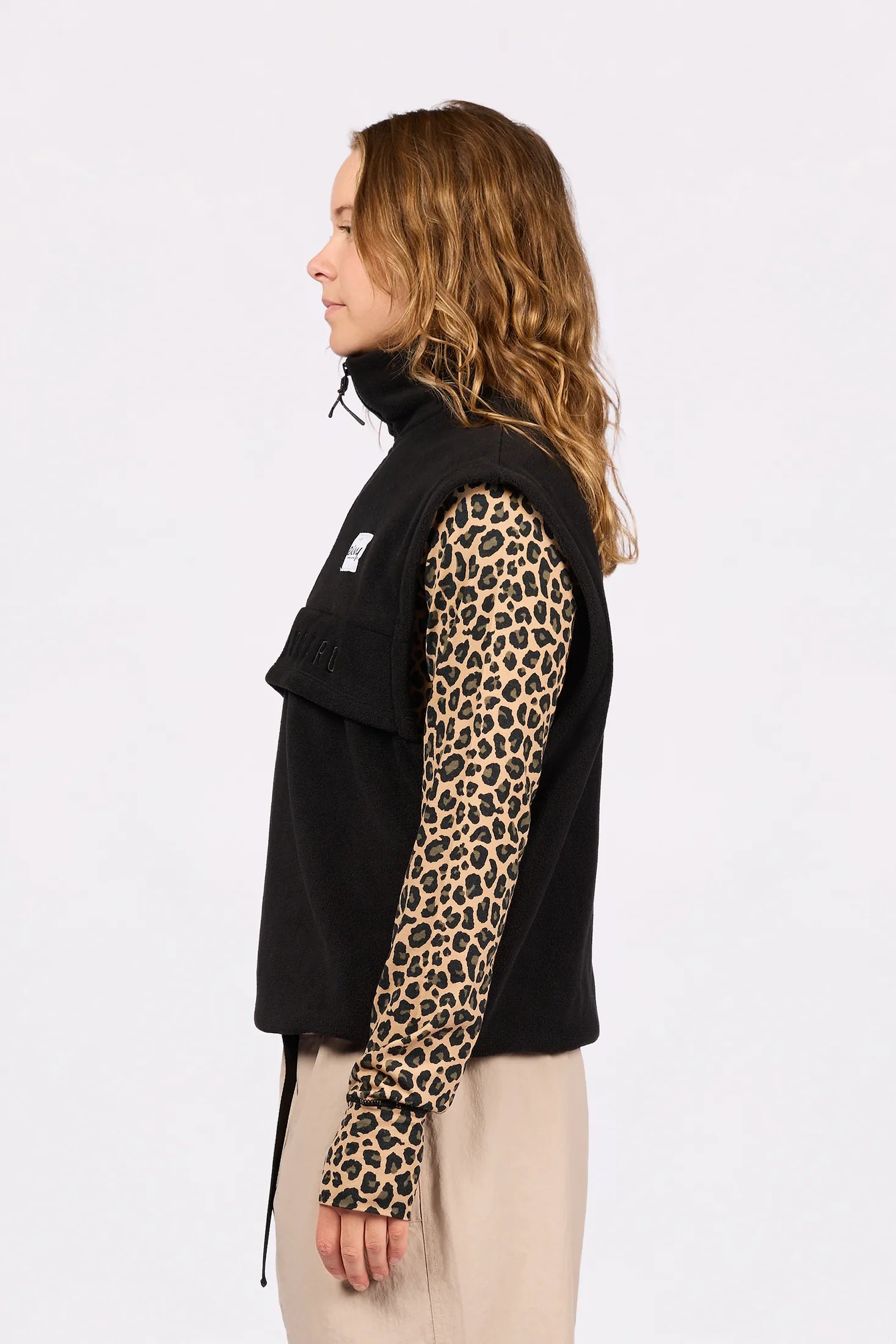 Eivy Ball Fleece Vest Black – Größe L