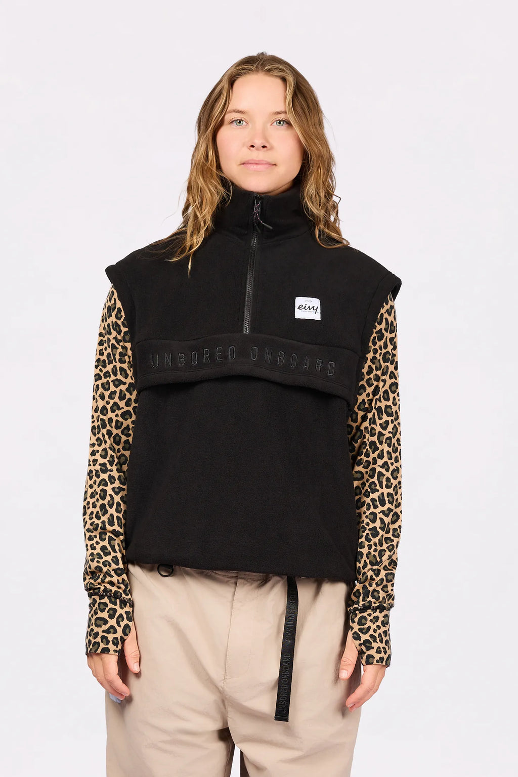 Eivy Ball Fleece Vest Black – Größe L