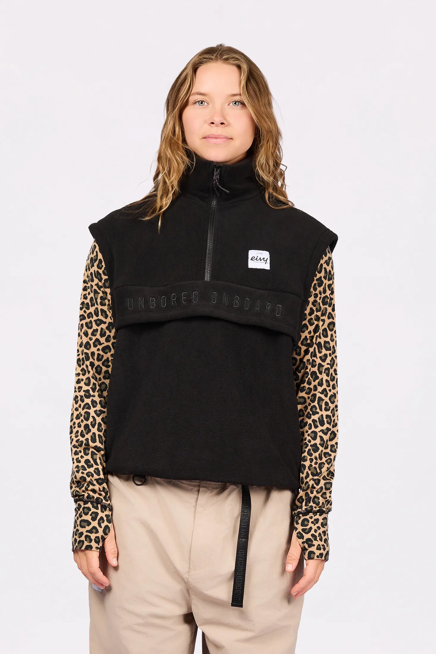 Eivy Ball Fleece Vest Black – Größe L