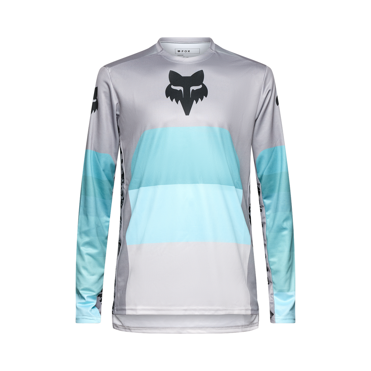 FOX Ranger Grid Langarmtrikot – Steel Grey – Vorderansicht