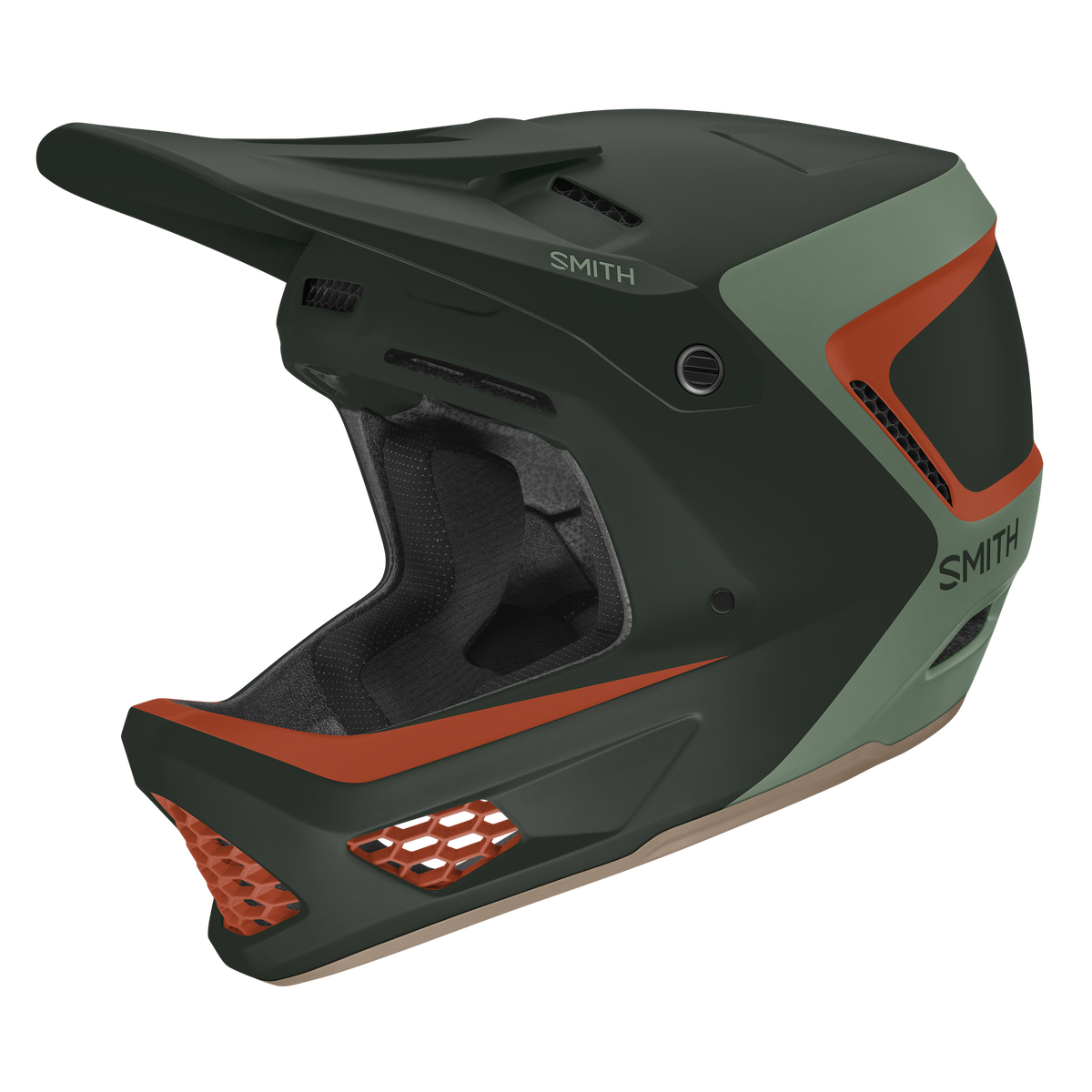 SMITH Hardline Mips Fullface Helm – Matte Pine / Rust / Sagebrush – Ansicht 1
